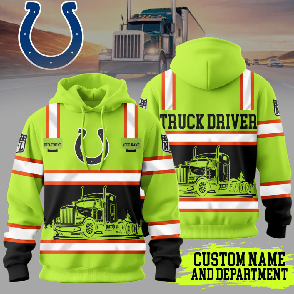 Indianapolis Colts | Premium NFL Truck Driver Hoodie TD - 3XL