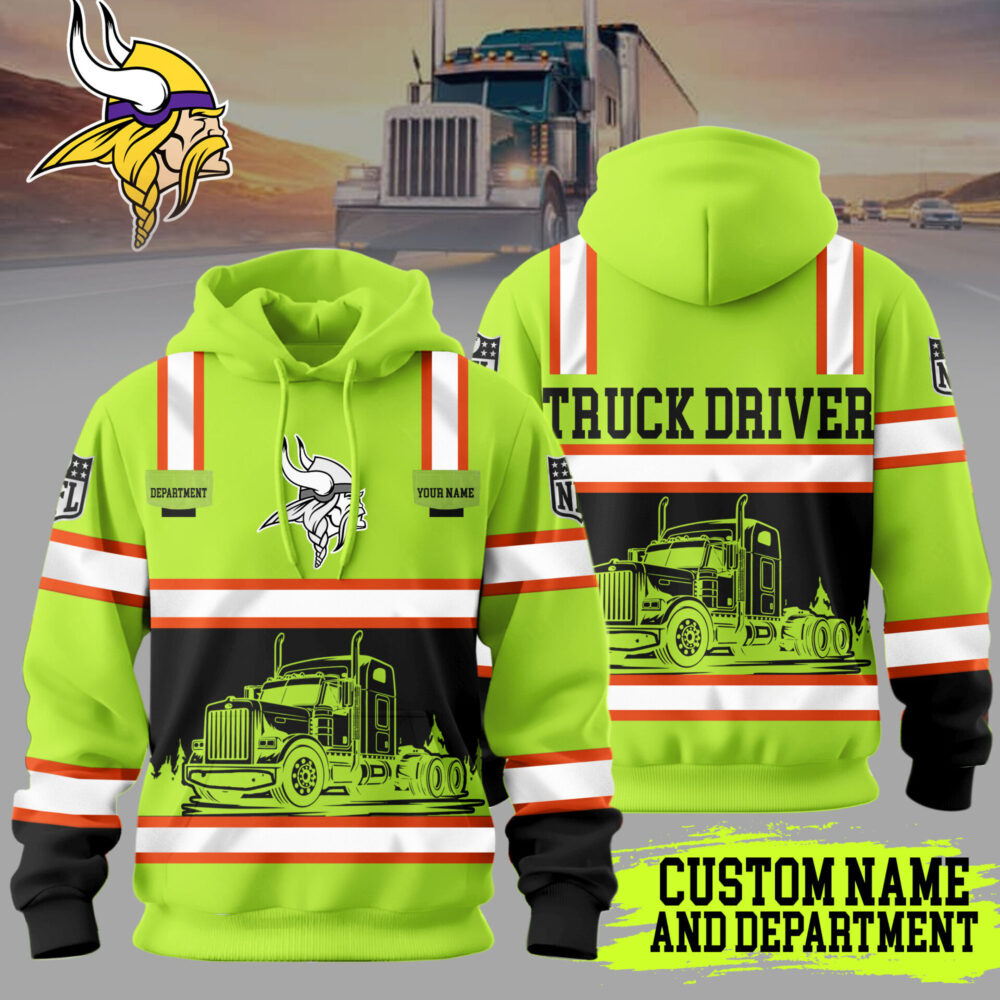 Minnesota Vikings | Premium NFL Truck Driver Hoodie TD