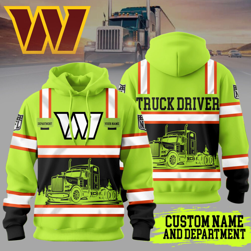 Washington Commanders | Premium NFL Truck Driver Hoodie TD