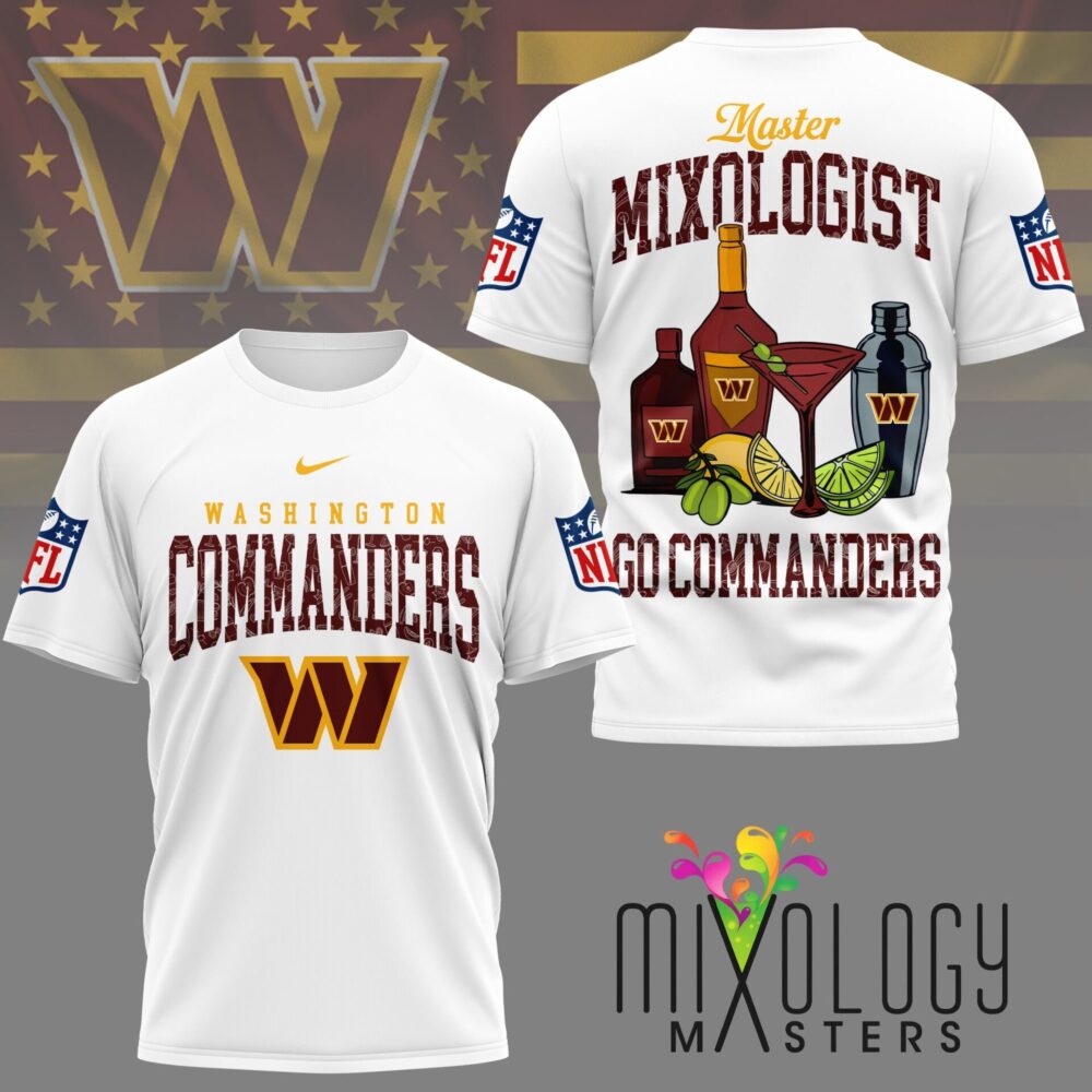 Washington Commanders | Premium NFL Mixologist Fan 3D Shirt NY