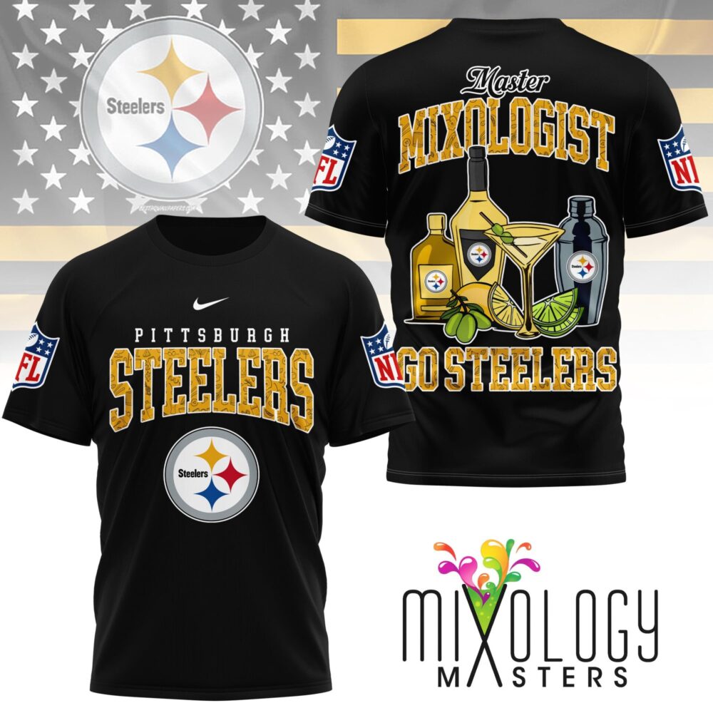 Pittsburgh Steelers | Premium NFL Mixologist Fan 3D Shirt NY