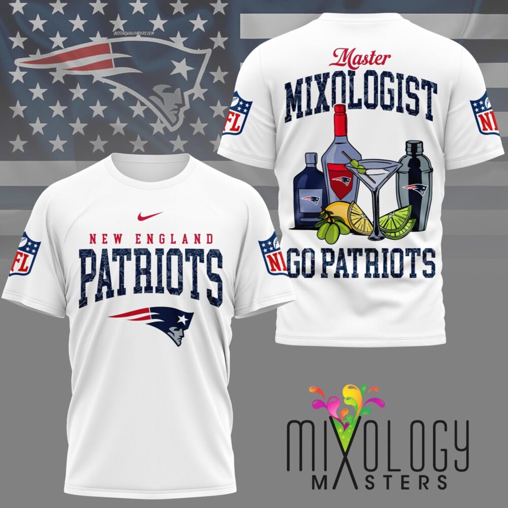 New England Patriots | Premium NFL Mixologist Fan 3D Shirt NY