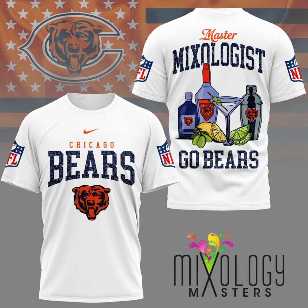 Chicago Bears | Premium NFL Mixologist Fan 3D Shirt NY