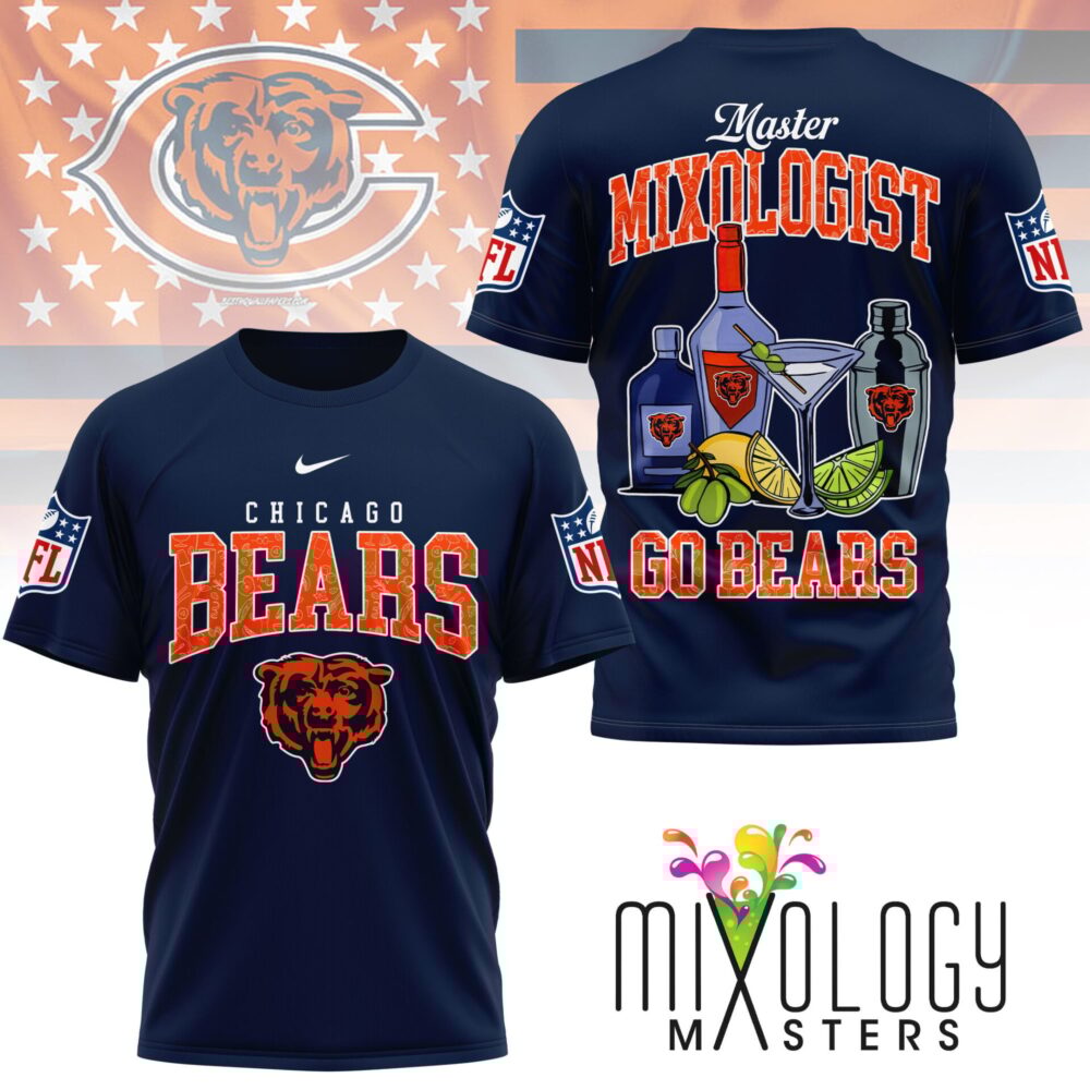 Chicago Bears | Premium NFL Mixologist Fan 3D Shirt NY