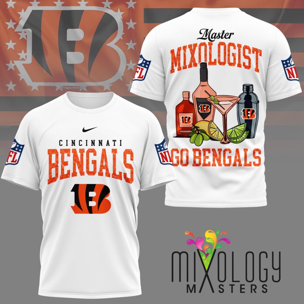 Cincinnati Bengals | Premium NFL Mixologist Fan 3D Shirt NY