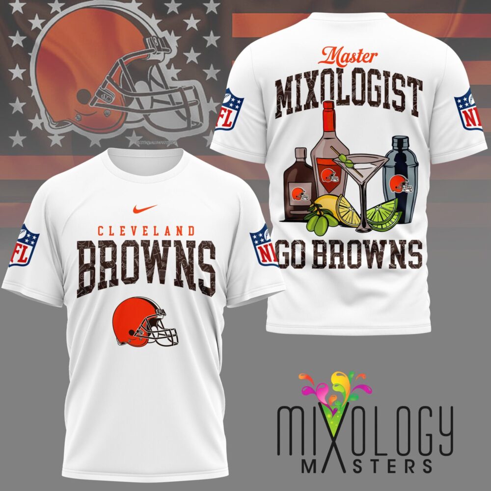 Cleveland Browns | Premium NFL Mixologist Fan 3D Shirt NY