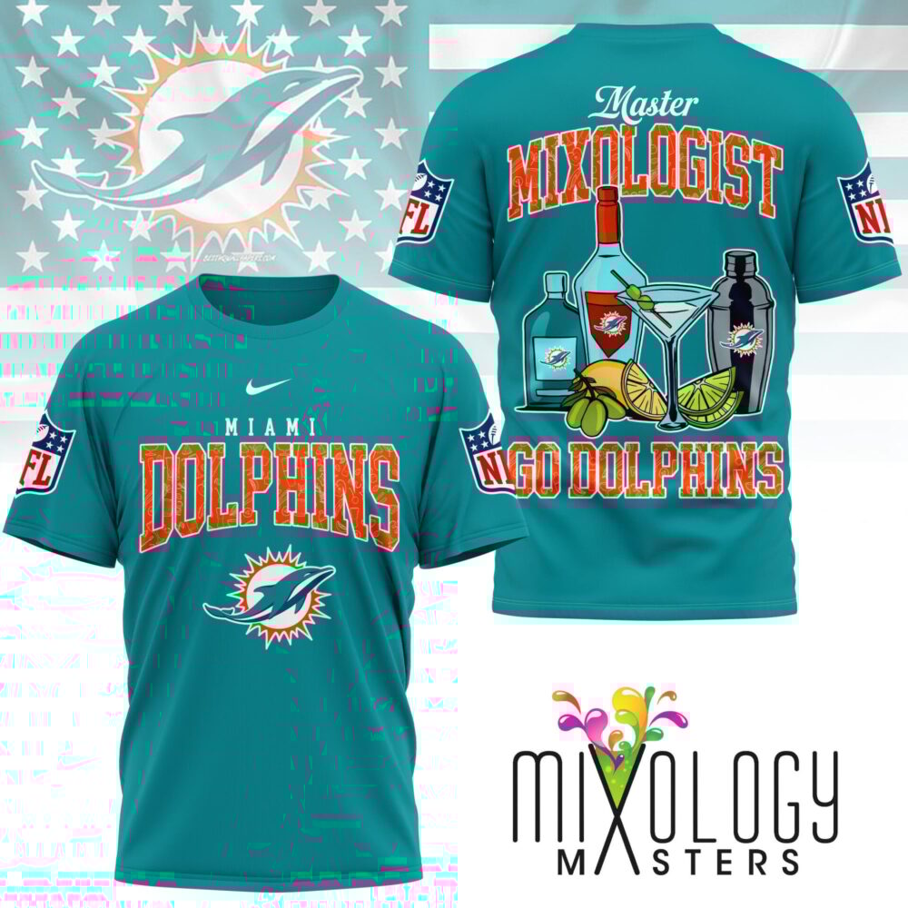 Miami Dolphins | Premium NFL Mixologist Fan 3D Shirt NY