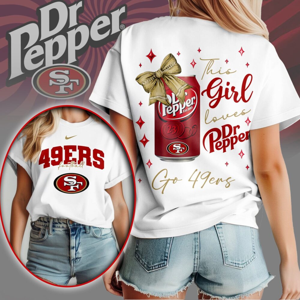San Francisco 49ers | Premium NFL Dr Pepper Fan 3D Shirt NY
