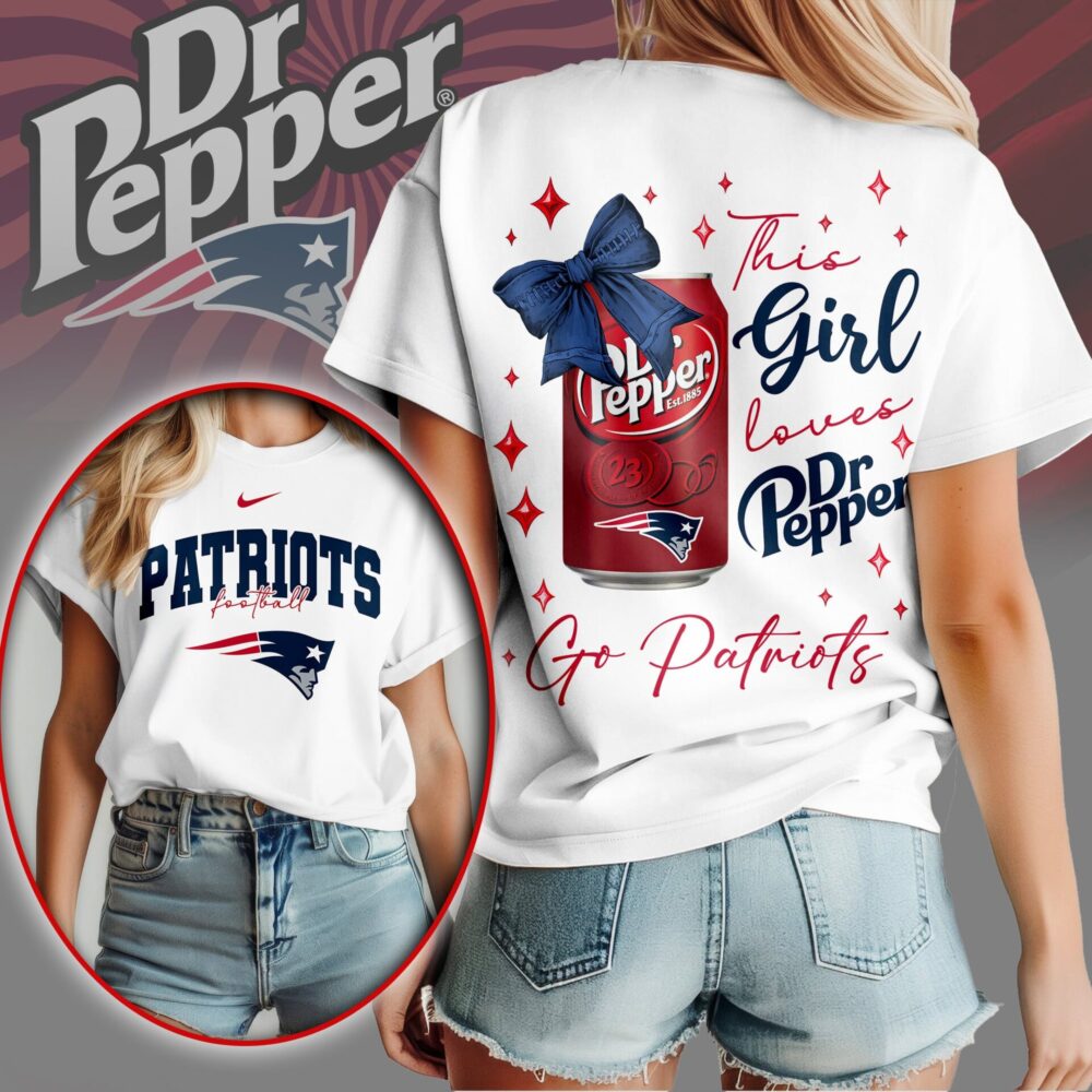 New England Patriots | Premium NFL Dr Pepper Fan 3D Shirt NY