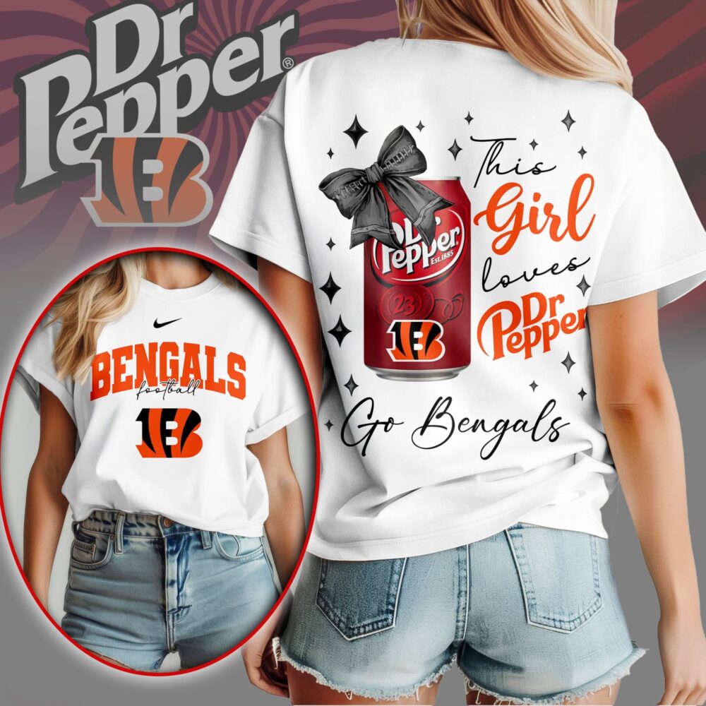 Cincinnati Bengals | Premium NFL Dr Pepper Fan 3D Shirt NY