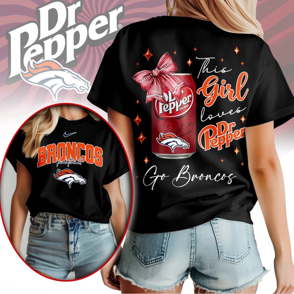Denver Broncos | Premium NFL Dr Pepper Fan 3D Shirt NY