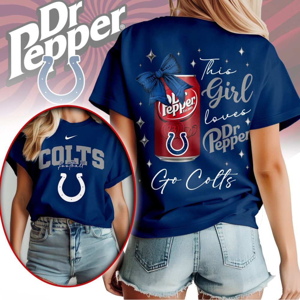 Indianapolis Colts | Premium NFL Dr Pepper Fan 3D Shirt NY