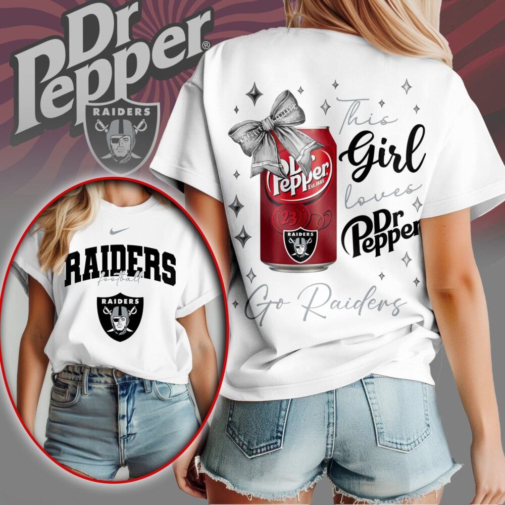 Las Vegas Raiders | Premium NFL Dr Pepper Fan 3D Shirt NY