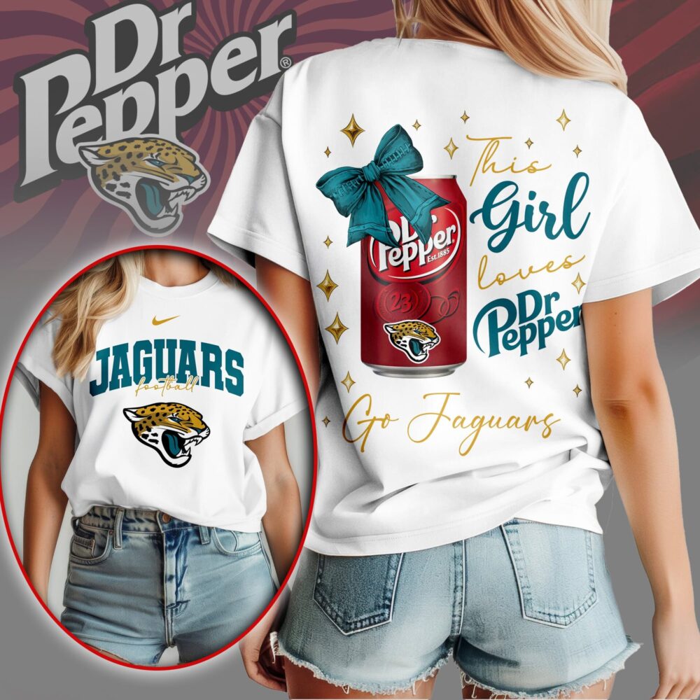 Jacksonville Jaguars | Premium NFL Dr Pepper Fan 3D Shirt NY