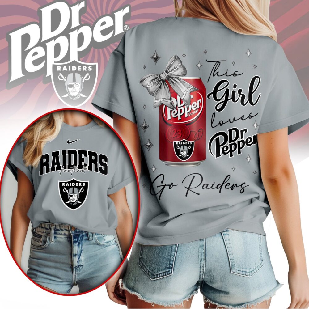 Las Vegas Raiders | Premium NFL Dr Pepper Fan 3D Shirt NY