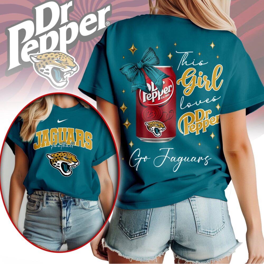 Jacksonville Jaguars | Premium NFL Dr Pepper Fan 3D Shirt NY