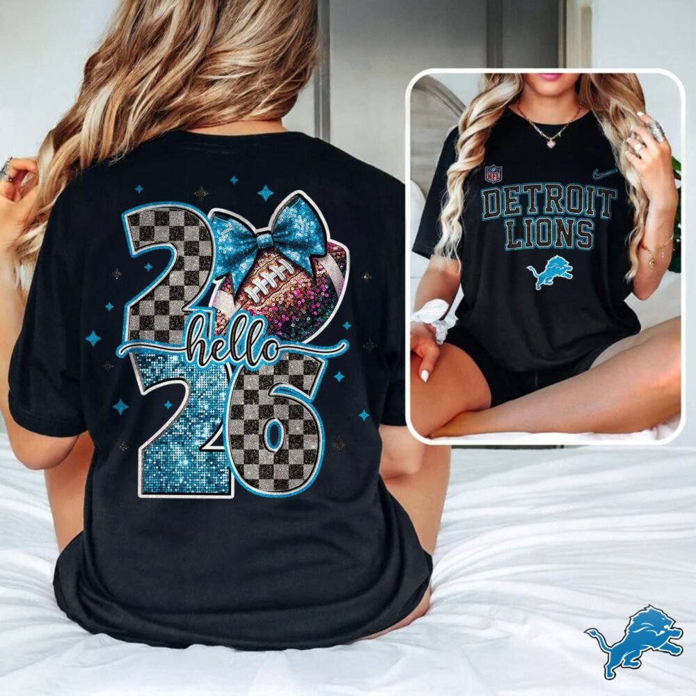 Detroit Lions | Premium NFL Hello 2026 Shirt HY