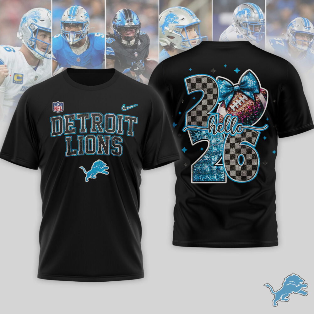 Detroit Lions | Premium NFL Hello 2026 Shirt HY