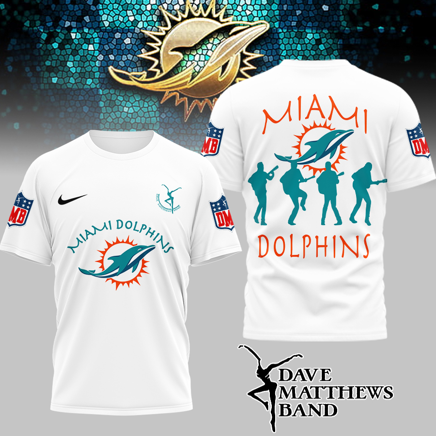 Miami Dolphins | Premium NFL and Dave Matthews Band 3D Shirt