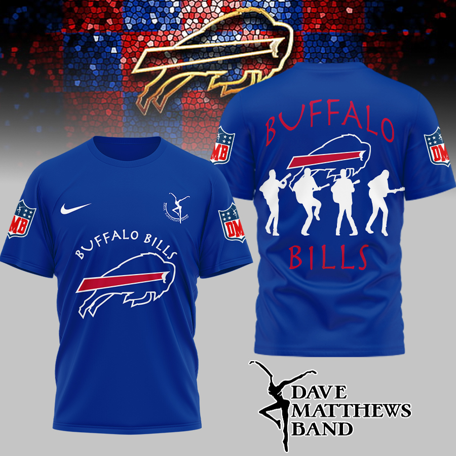 Buffalo Bills | Premium NFL and Dave Matthews Band 3D Shirt - Blue