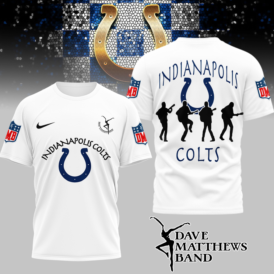 Indianapolis Colts | Premium NFL and Dave Matthews Band 3D Shirt