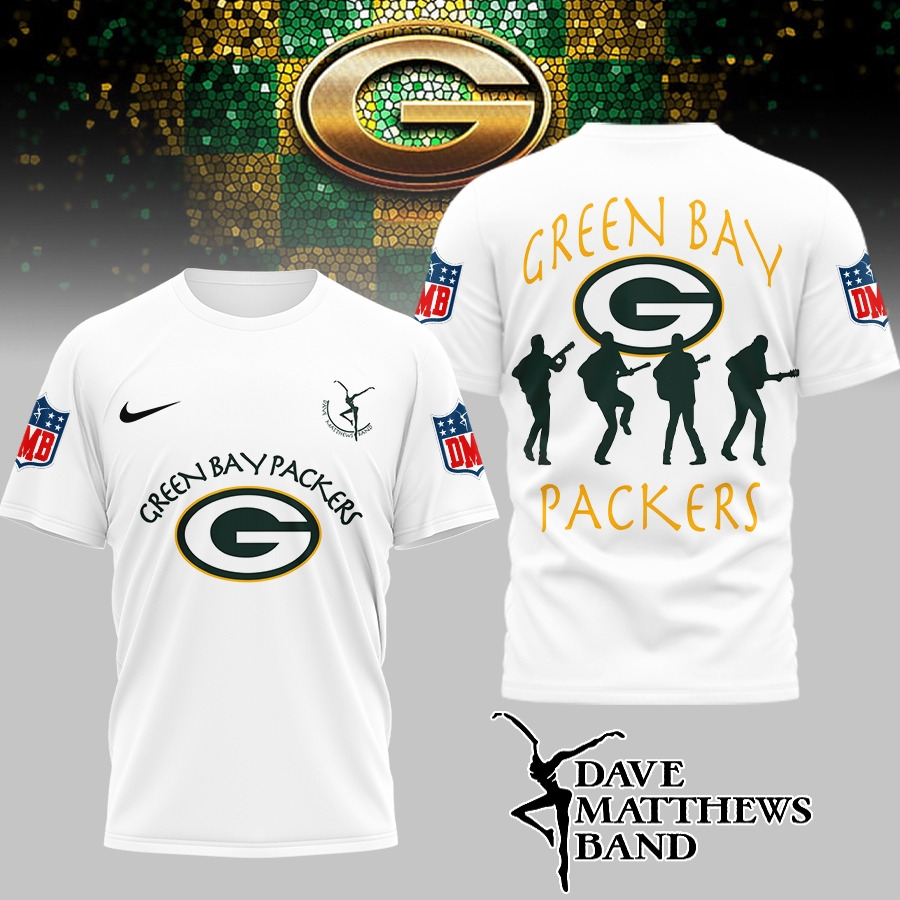 Green Bay Packers | Premium NFL and Dave Matthews Band 3D Shirt