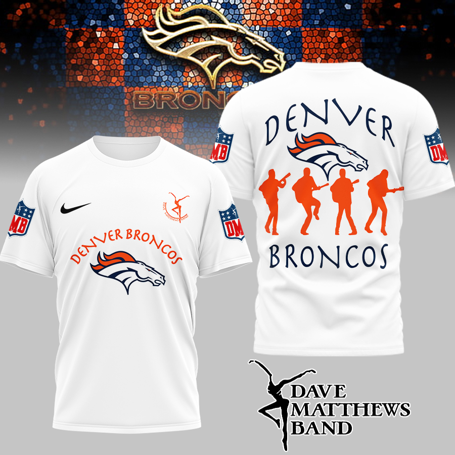 Denver Broncos | Premium NFL and Dave Matthews Band 3D Shirt
