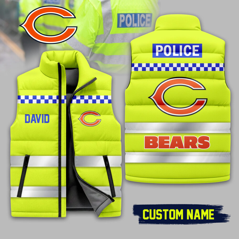 Chicago Bears | Premium NFL High-Vis Patrol Puffer Vest TD