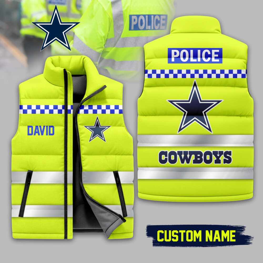 Dallas Cowboys | Premium NFL High-Vis Patrol Puffer Vest TD