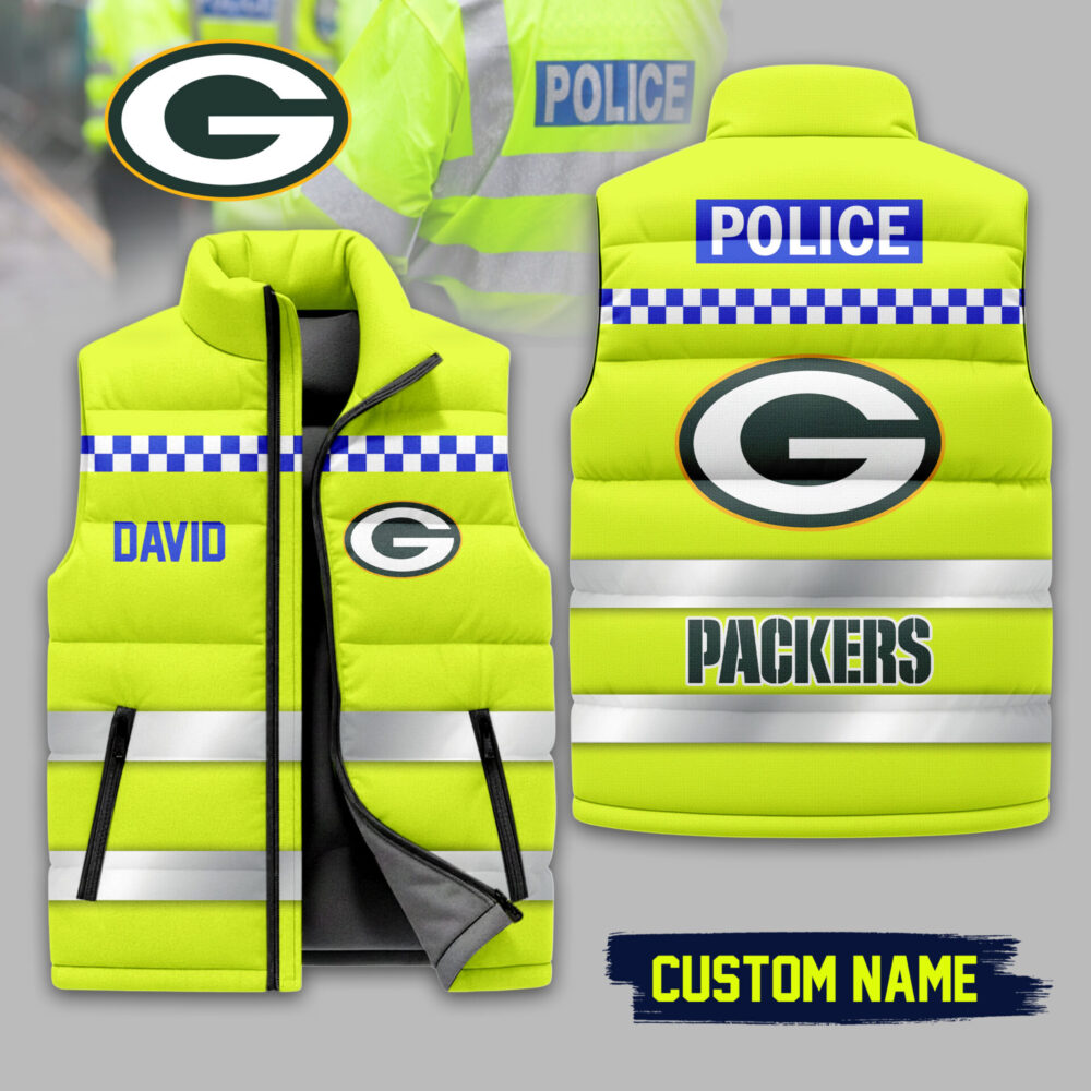 Green Bay Packers | Premium NFL High-Vis Patrol Puffer Vest TD
