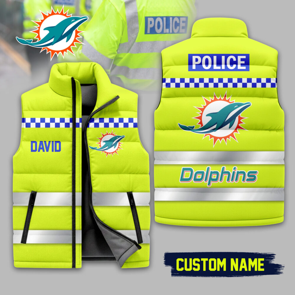 Miami Dolphins | Premium NFL High-Vis Patrol Puffer Vest TD