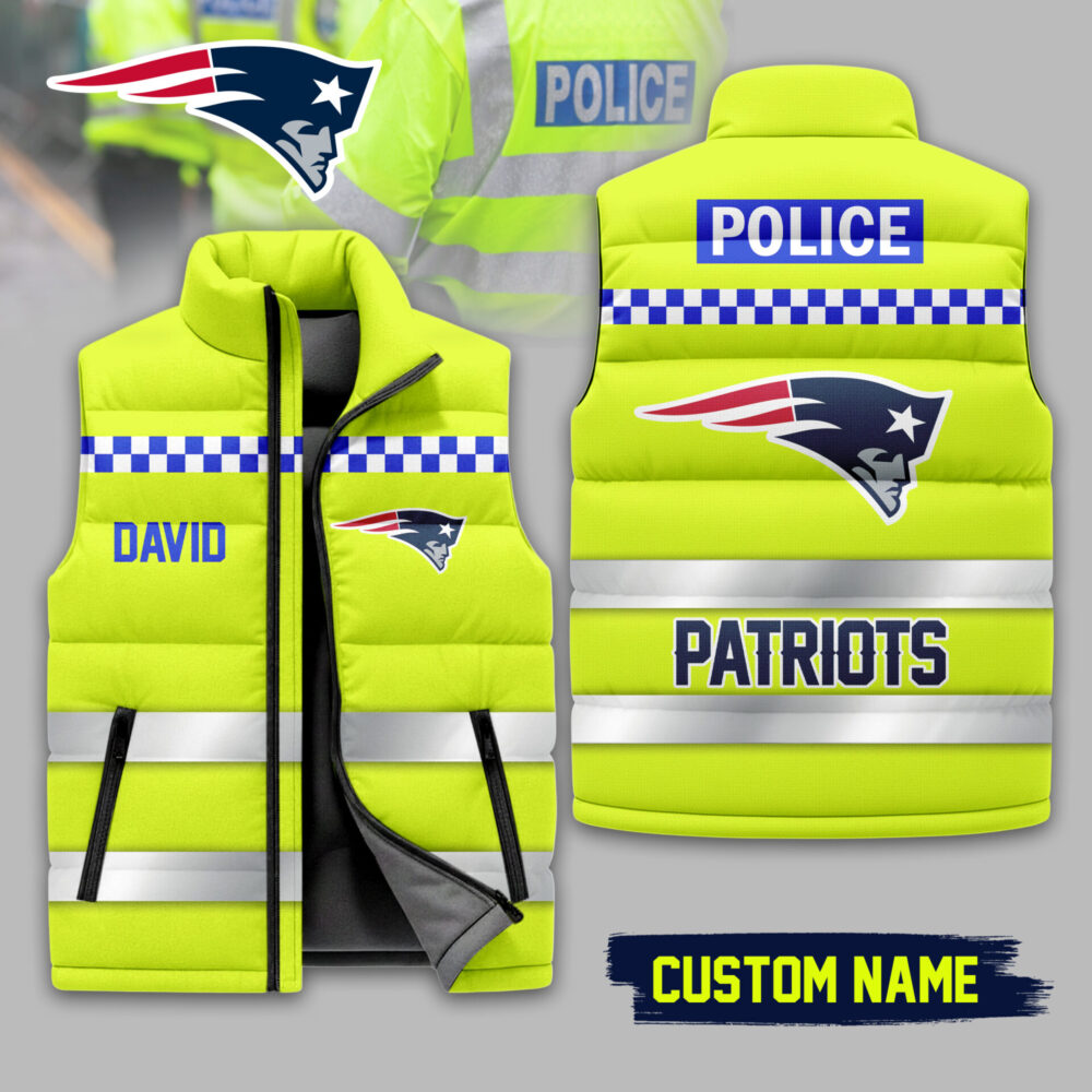 New England Patriots | Premium NFL High-Vis Patrol Puffer Vest TD