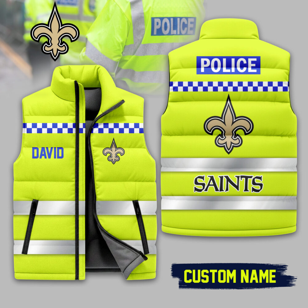 New Orleans Saints | Premium NFL High-Vis Patrol Puffer Vest TD
