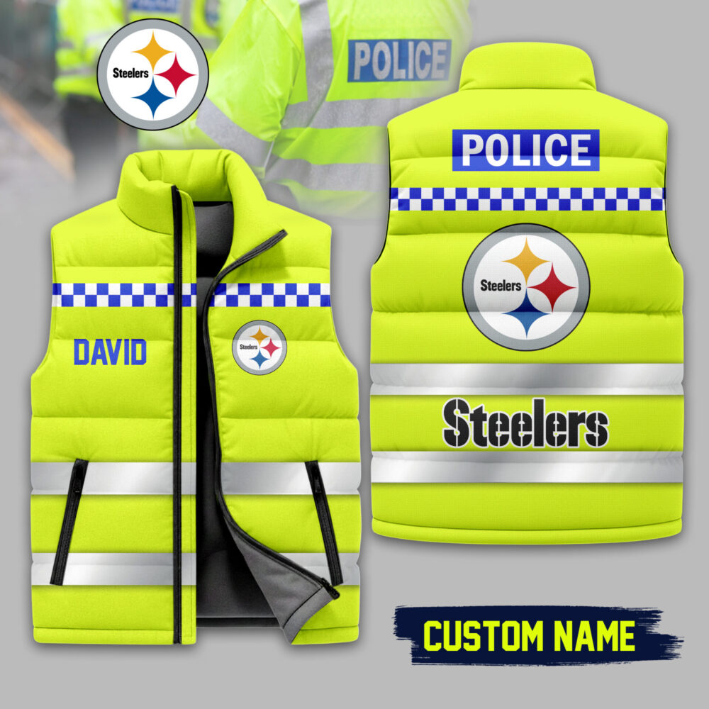 Pittsburgh Steelers | Premium NFL High-Vis Patrol Puffer Vest TD
