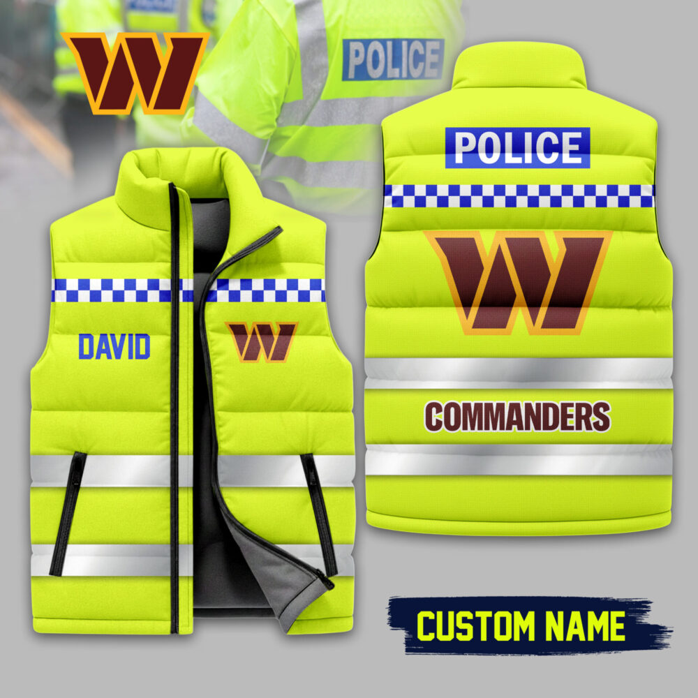 Washington Commanders | Premium NFL High-Vis Patrol Puffer Vest TD