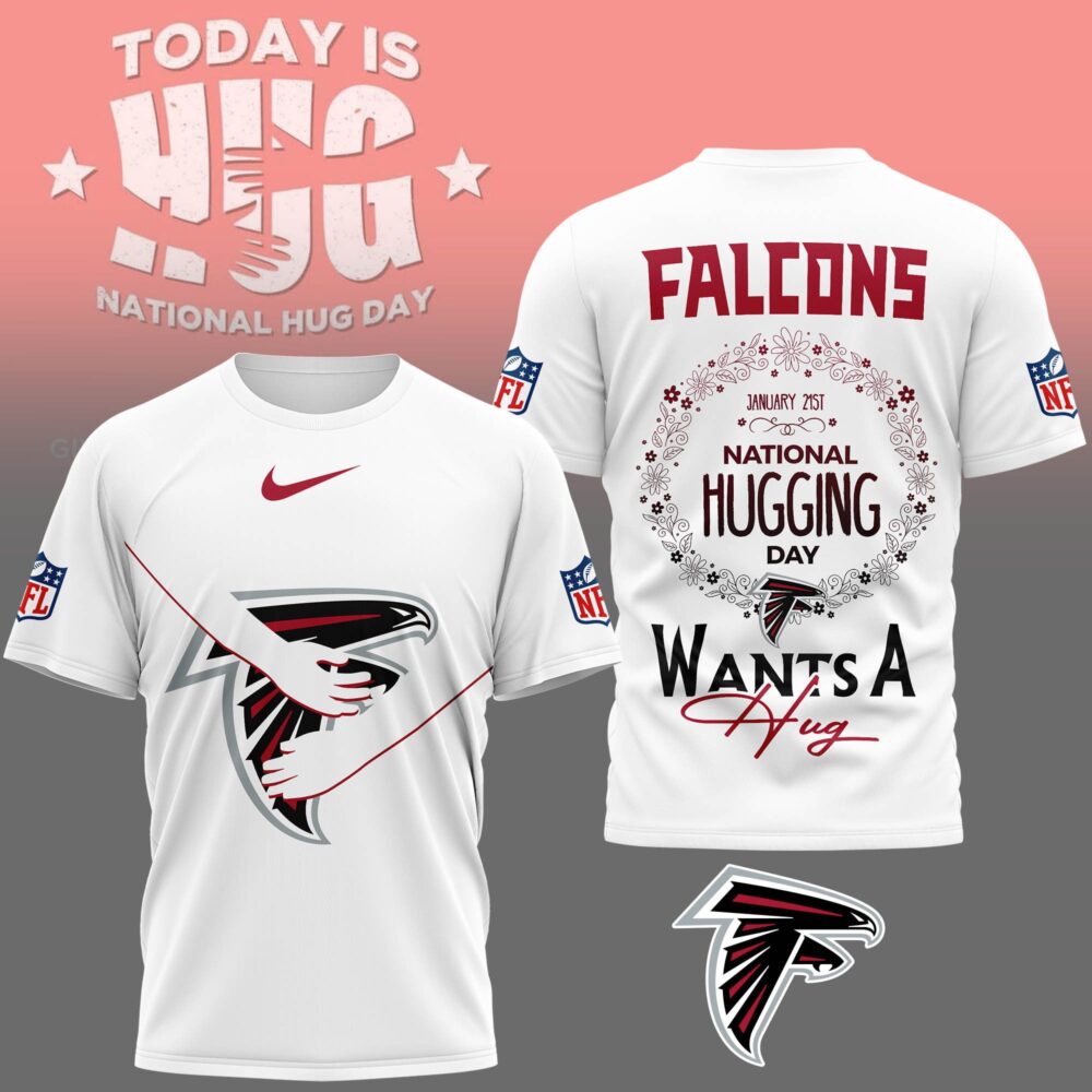 Atlanta Falcons | Premium NFL National Hugging Day 3D Shirt