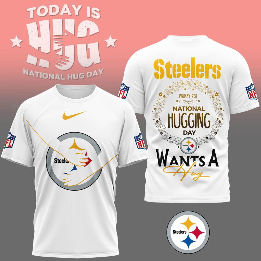 Pittsburgh Steelers | Premium NFL National Hugging Day 3D Shirt