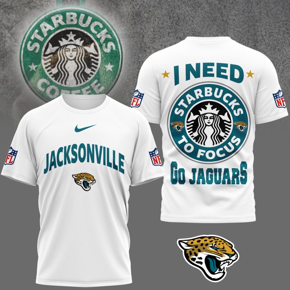 Jacksonville Jaguars | Premium NFL Starbucks Fan 3D Shirt NY