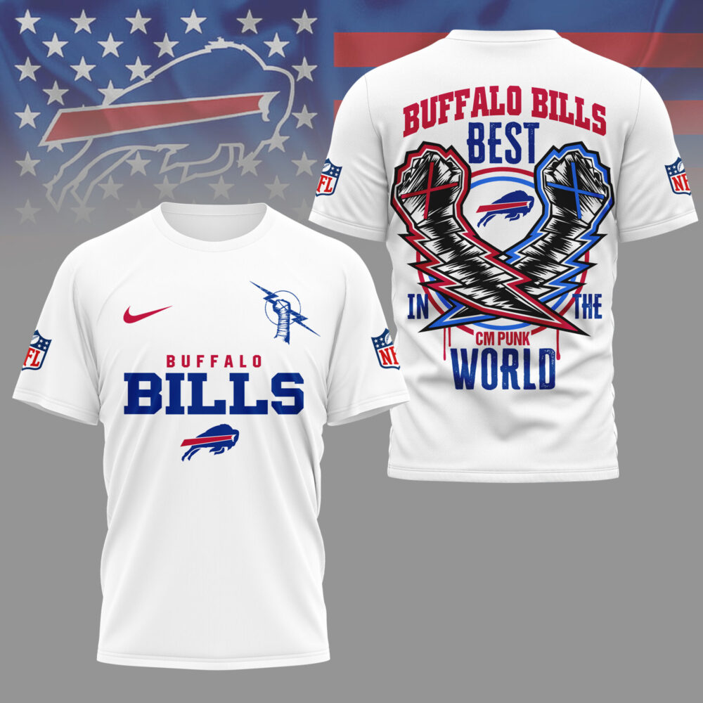 Buffalo Bills | Premium NFL and CM Punk 3D Shirt