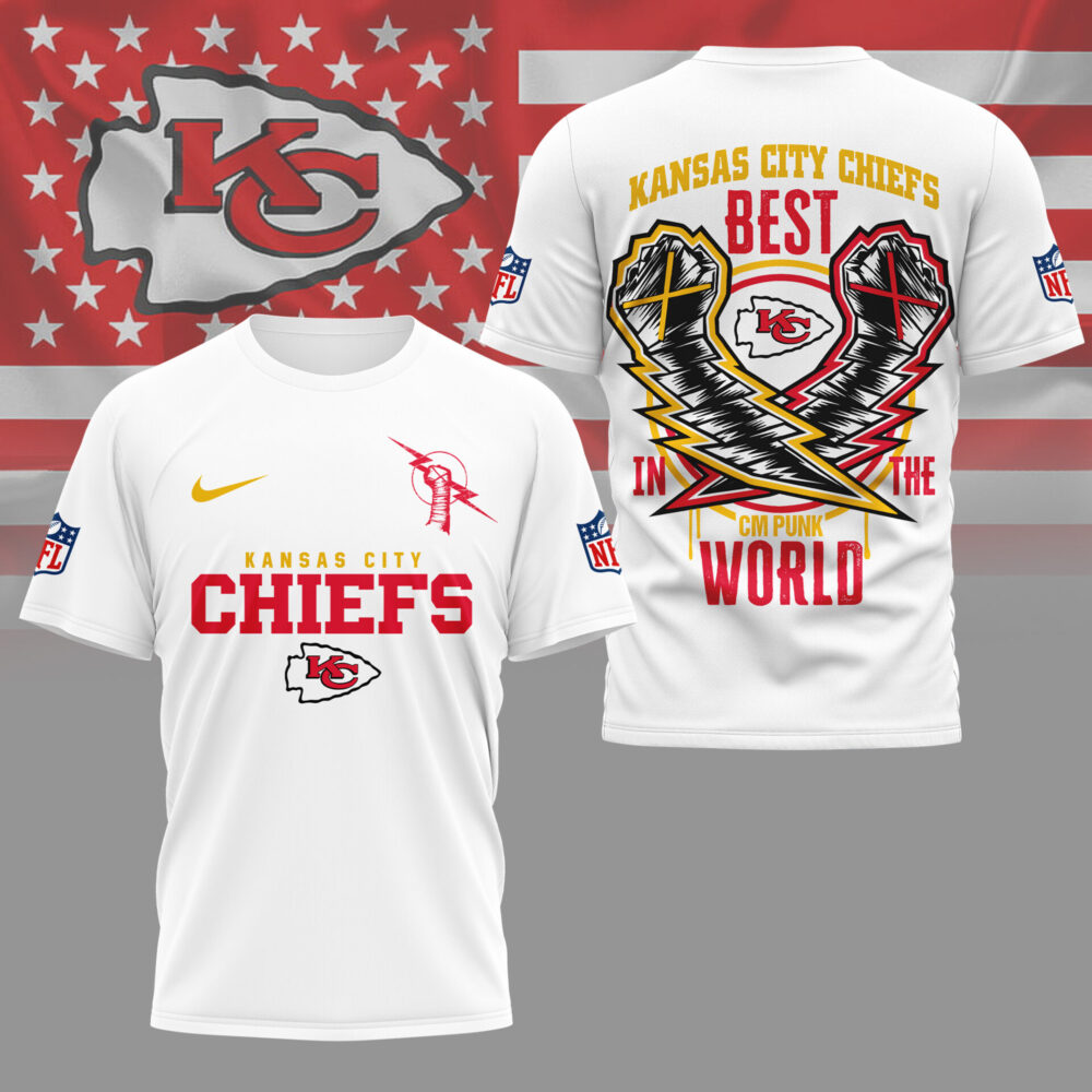 Kansas City Chiefs | Premium NFL and CM Punk 3D Shirt