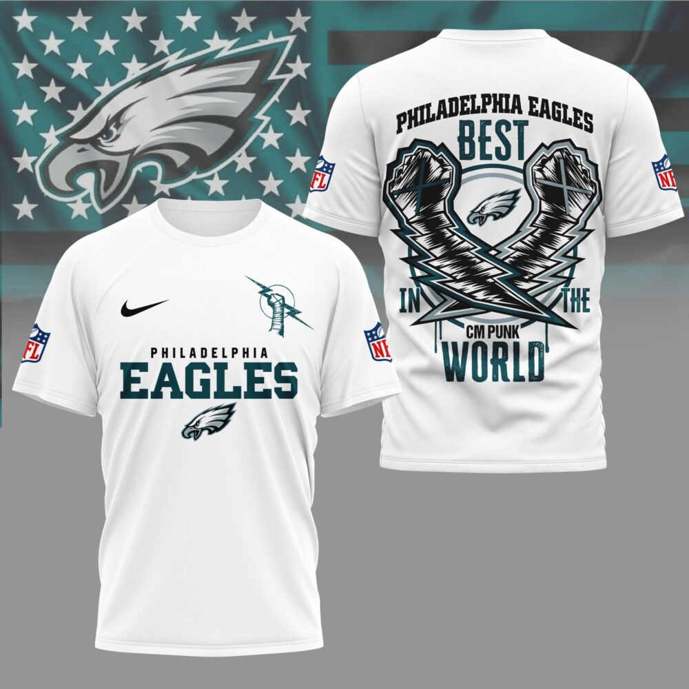 Philadelphia Eagles | Premium NFL and CM Punk 3D Shirt