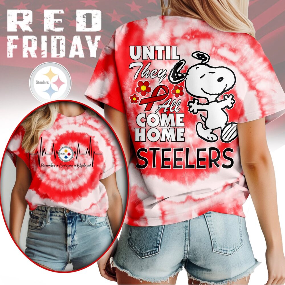 Pittsburgh Steelers | Premium NFL Snoopy Red Friday 3D Shirt NY