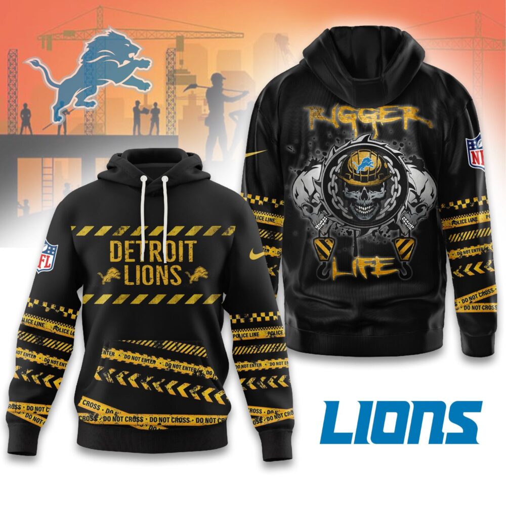 Detroit Lions | Premium NFL Rigger Life Hoodie MM