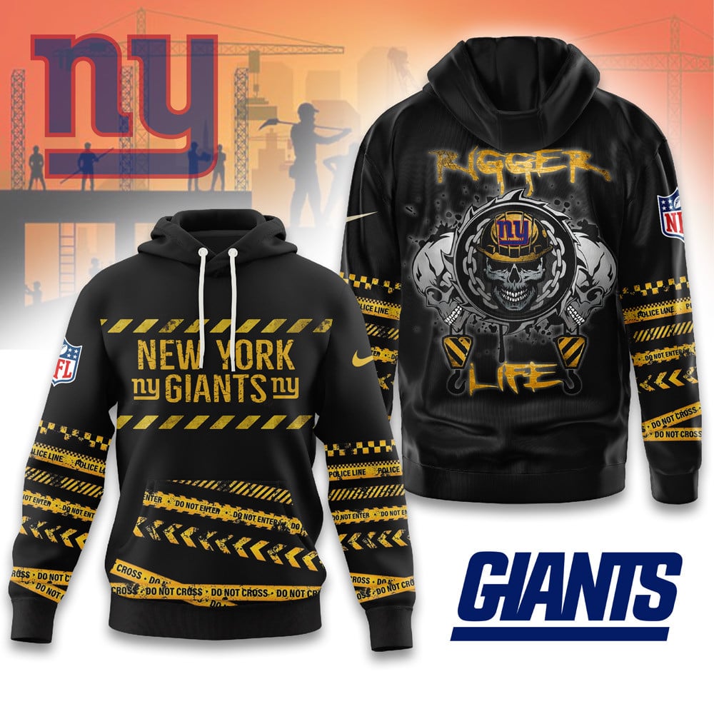 New York Giants | Premium NFL Rigger Life Hoodie MM