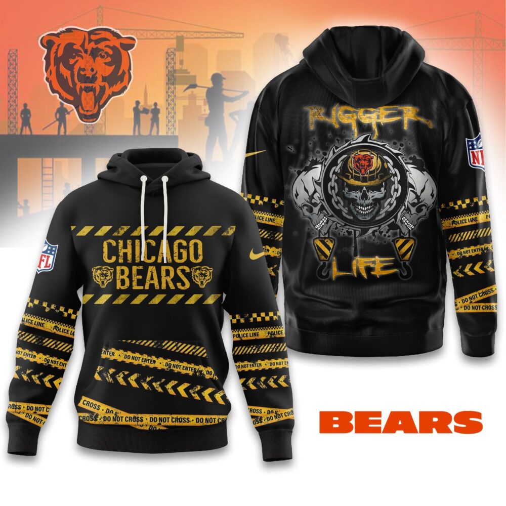 Chicago Bears | Premium NFL Rigger Life Hoodie MM