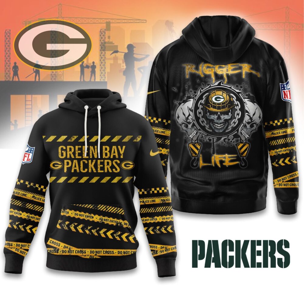 Green Bay Packers | Premium NFL Rigger Life Hoodie MM