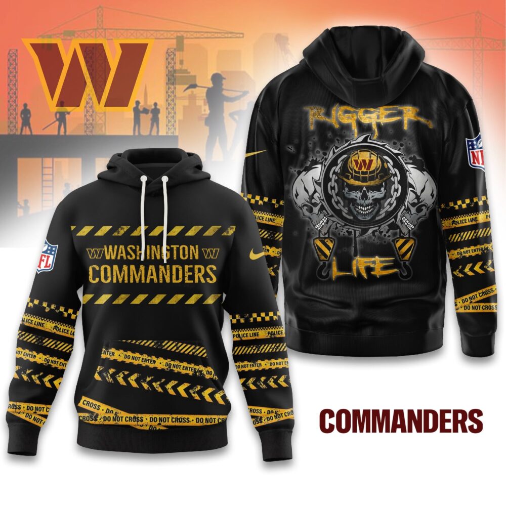 Washington Commanders | Premium NFL Rigger Life Hoodie MM