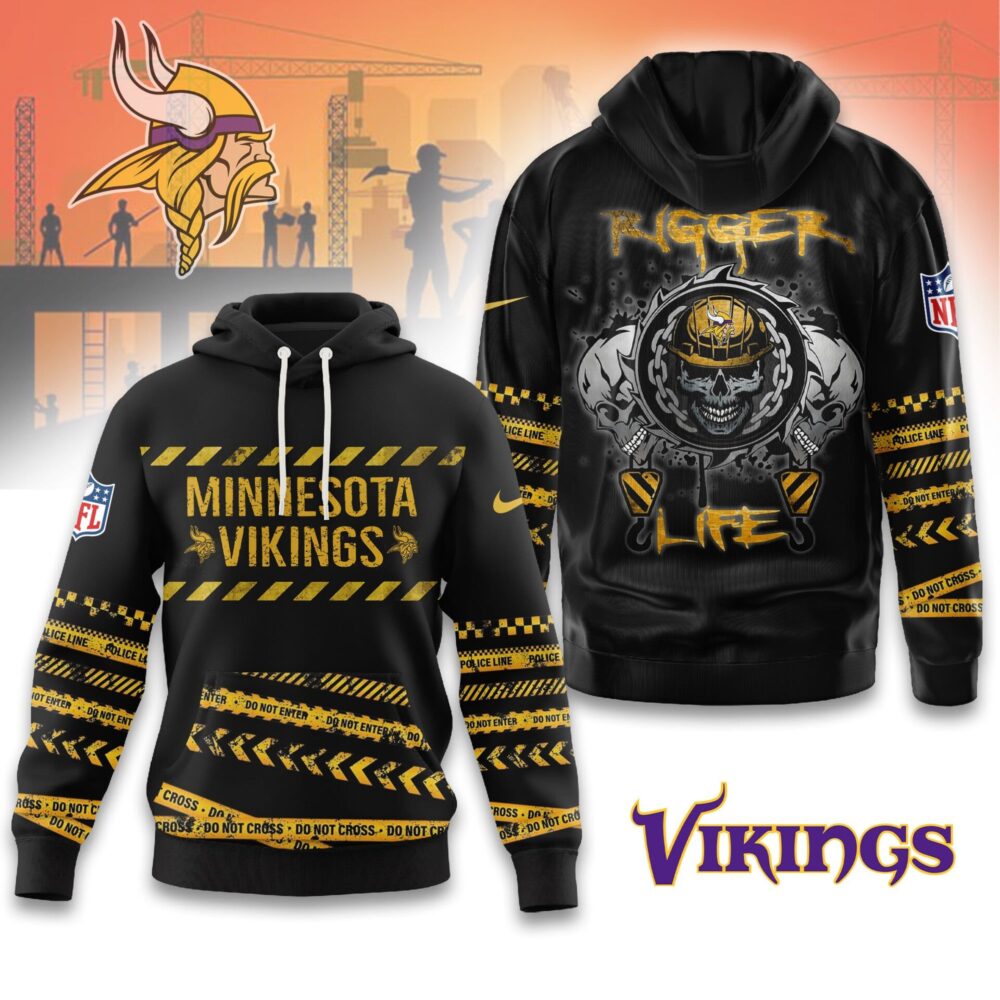 Minnesota Vikings | Premium NFL Rigger Life Hoodie MM