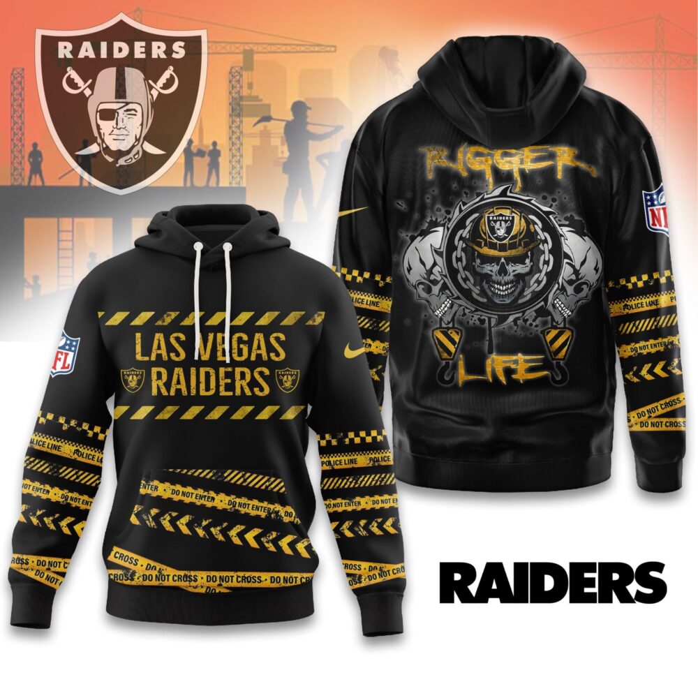 Las Vegas Raiders | Premium NFL Rigger Life Hoodie MM