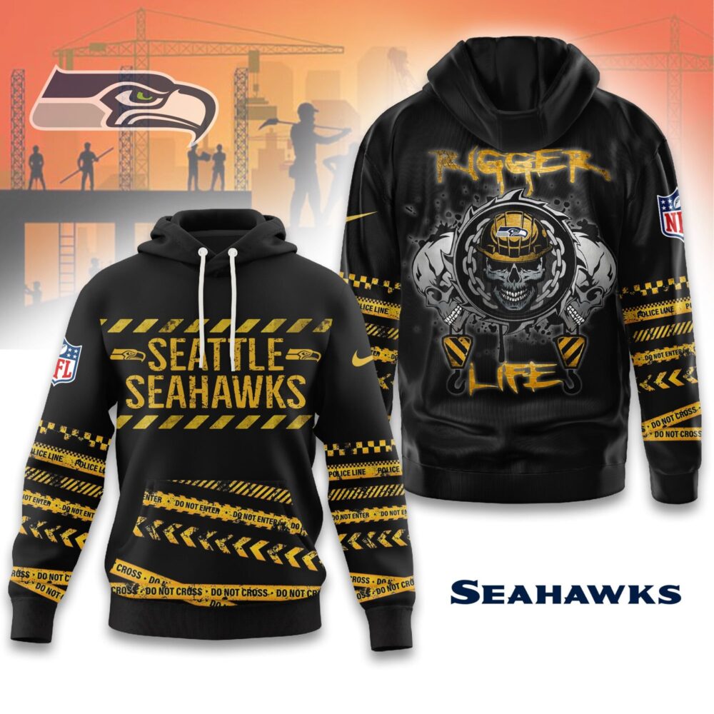 Seattle Seahawks | Premium NFL Rigger Life Hoodie MM - M